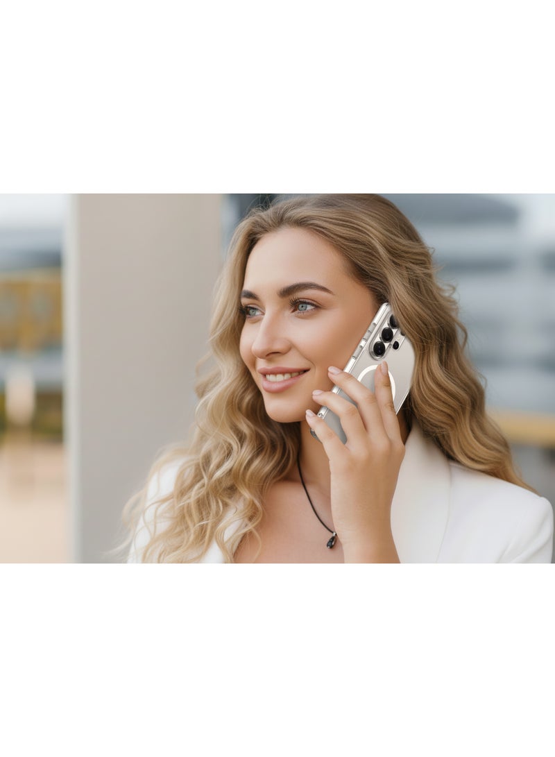 ليفيلو غطاء سامسونج جالكسي S26 ألترا يدعم MagSafe مع حماية معززة للكاميرا والشاشة، ومقاومة للخدش، وملاءمة دقيقة، وإطار مقاوم للصدمات، واختبار سقوط من ارتفاع 4 أقدام. - Image 2